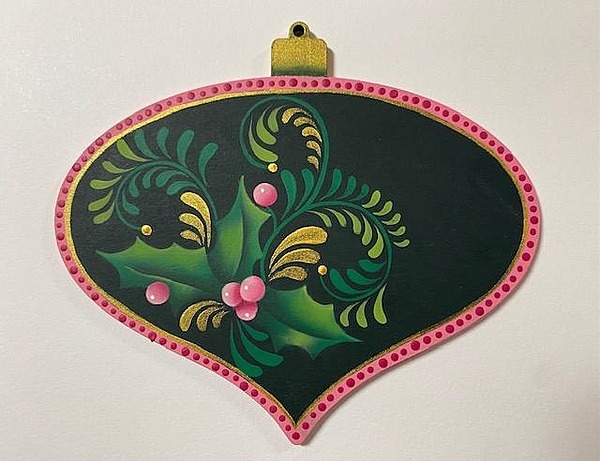 Stroke Work Christmas Ornaments Printed Packet
